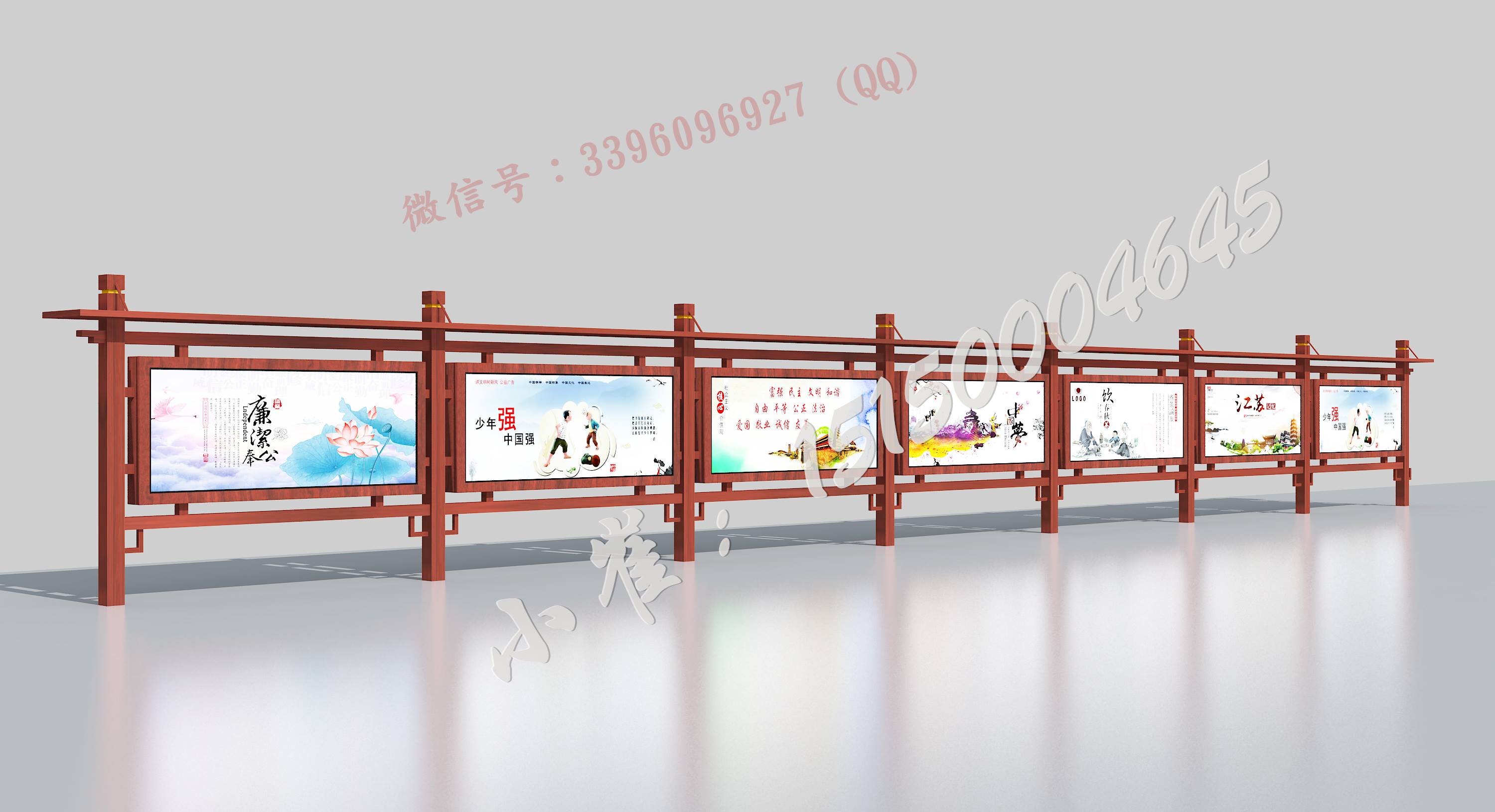 广西崇左宣传栏-防城港阅报栏-北海广告牌标识标牌宣传栏制作