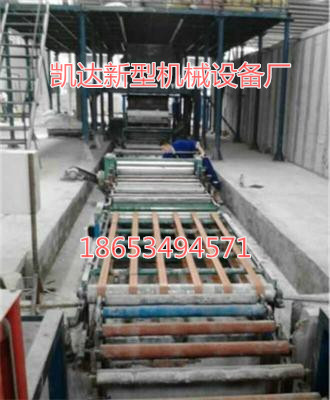 匀质防火保温板自动切割锯匀质板生产线整套生产设备实际操作流程