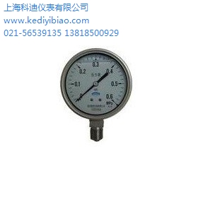 YBFN-100不锈钢耐振压力表 科迪供