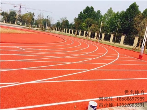 南沙塑胶跑道 南沙塑胶跑道报价 200米塑胶跑道 世名供