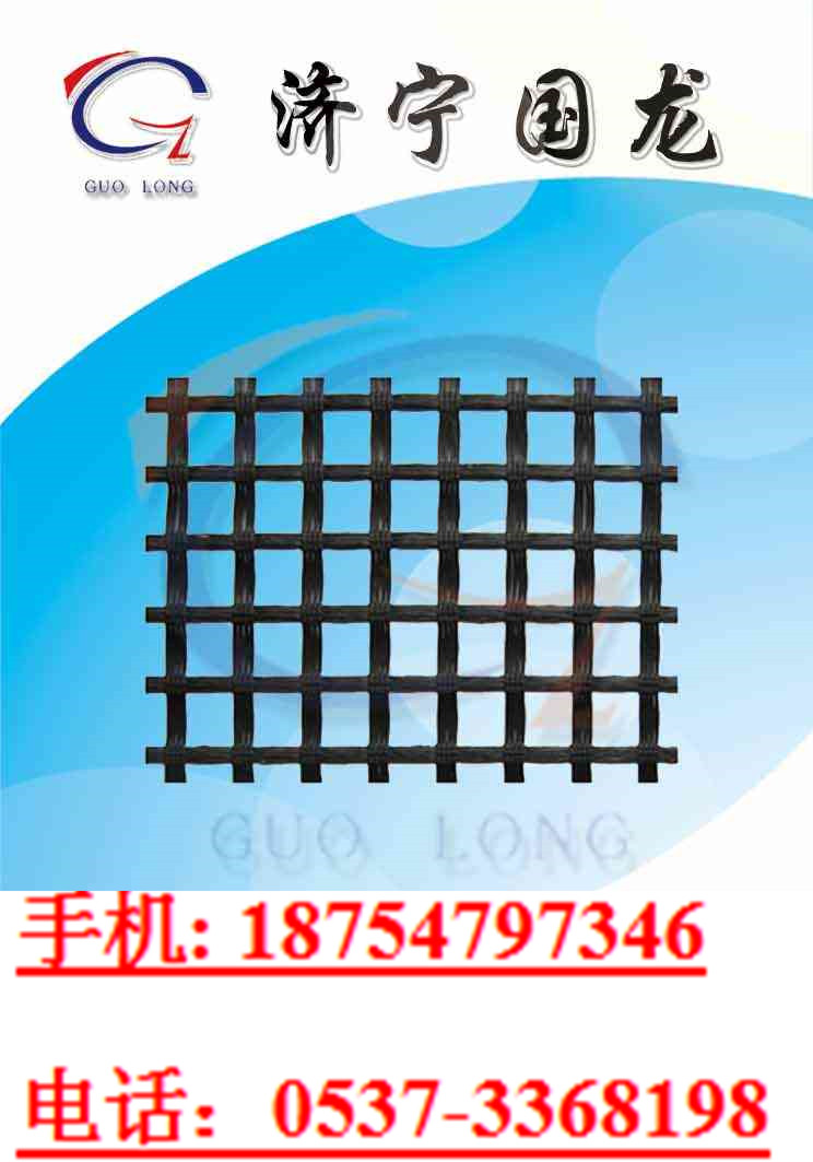 玻璃纤维土工格栅  经编土工格栅  国龙玻璃纤维土工格栅