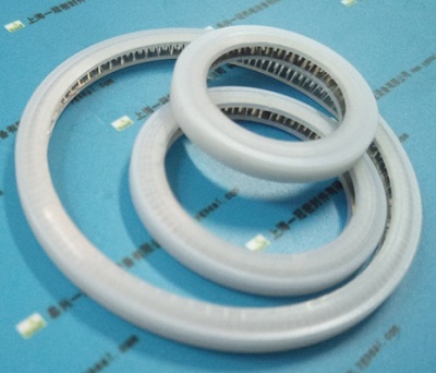 四氟端面泛塞封 UPE轴用孔用密封圈 特氟龙V型弹簧泛塞封