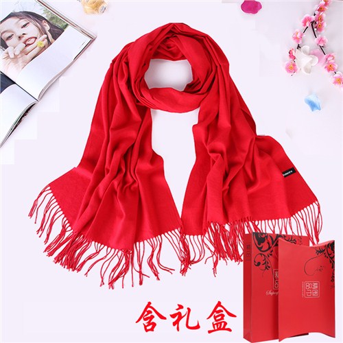 红色围巾|现货红色围巾|红色围巾定制|圣斯龙供