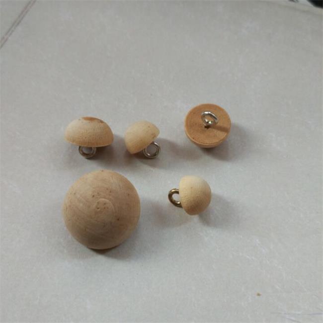 3cm半球木扣蘑菇扣