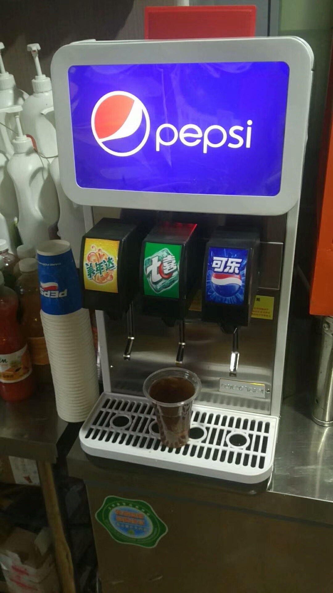 舟山可乐雪碧饮料机_肯德基可乐机批发