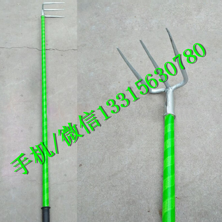 绝缘三齿耙 JD37铝合金绝缘三齿扒 环氧树脂三齿耙 带电作业