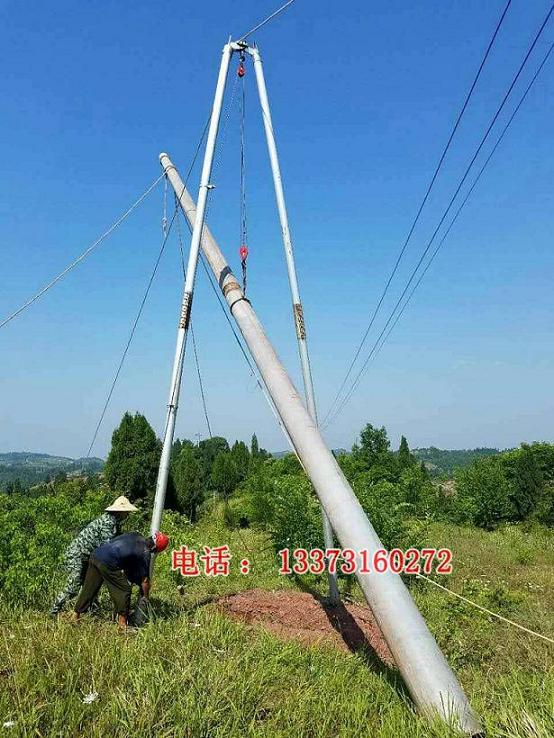 河北厂家直供 电力承装作业用金属抱杆 木抱杆 铝合金抱杆