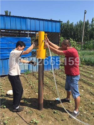 防汛抢险打 桩机 木桩专用小型打桩机 多功能植桩机防洪打桩机抗洪抢险