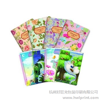 学生卡通创意笔记本记事本定制纸质线圈本好旺龙供