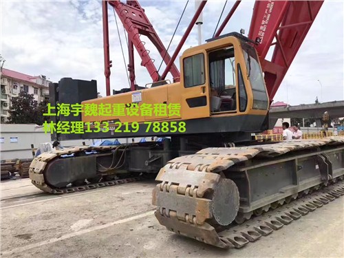 山西工程机械出租公司 100吨履带吊出租 吊车 上海宇魏供