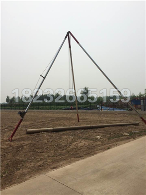 铝合金扒杆 国标三脚架立杆机抱杆铝合金立杆机管式立杆机