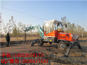 辽宁挖坑机质量 挖掘机式挖坑机 挖掘机改装挖坑机