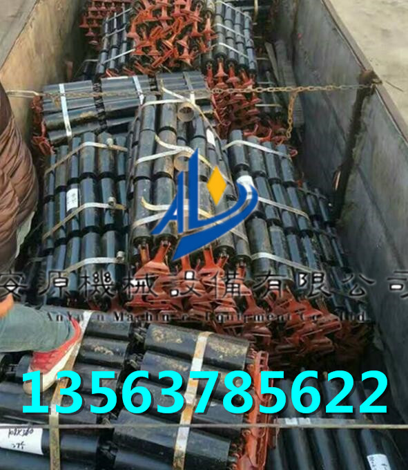 定制批发 缓冲托辊组 槽型橡胶托辊 锥形橡胶托辊