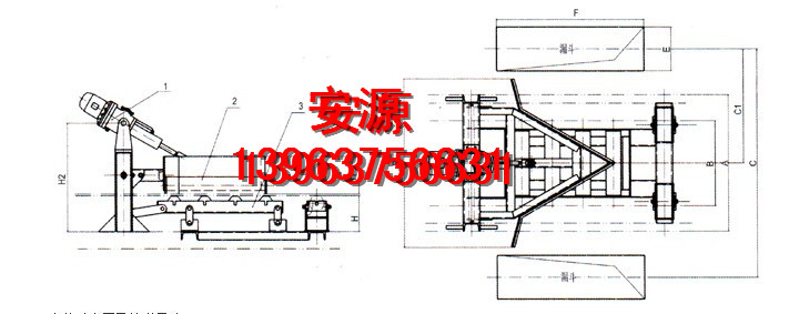 B=800犁煤器犁头左装卸料器