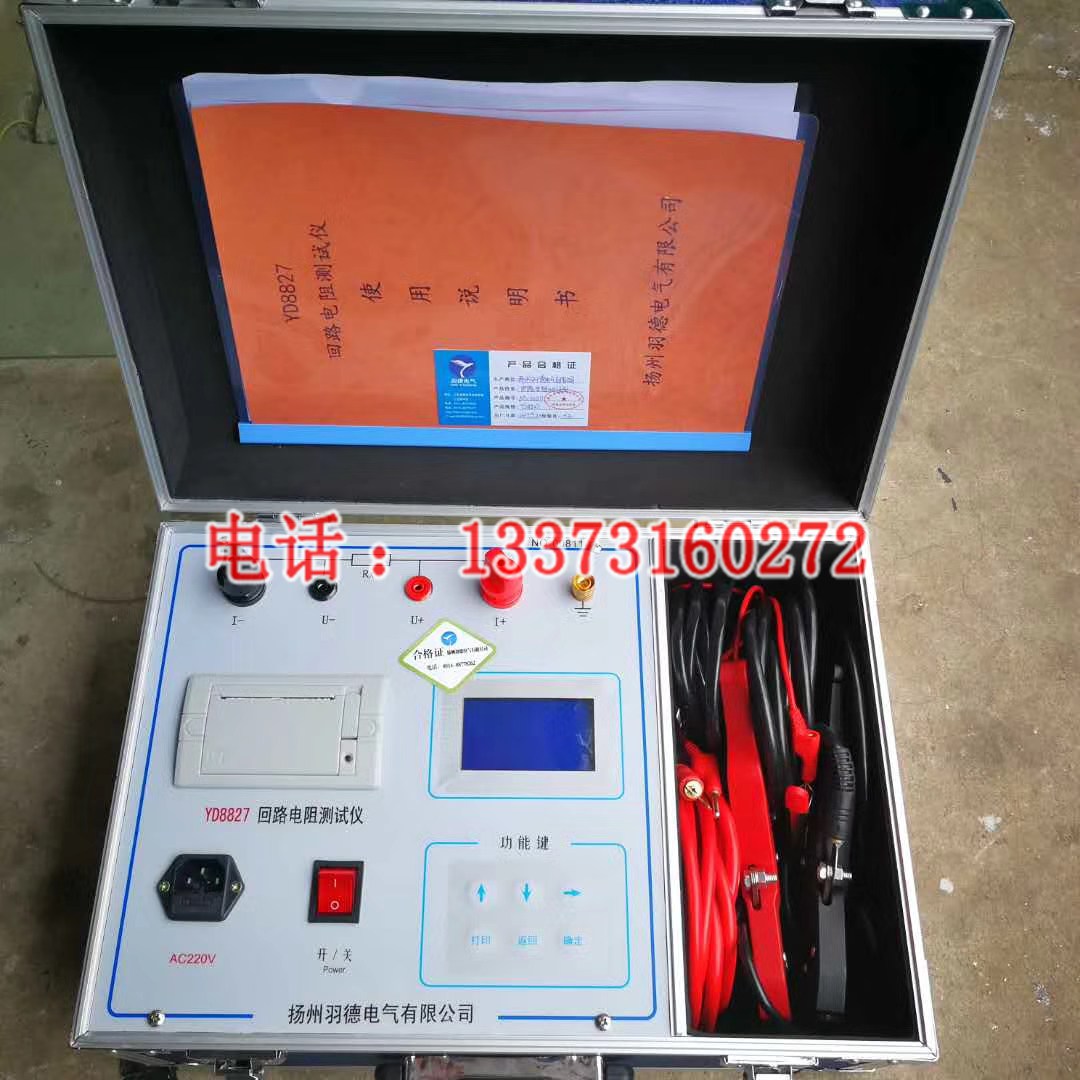 三级承试资质仪表  回路电阻测试仪 DC:≥100A  电力仪表厂家直发