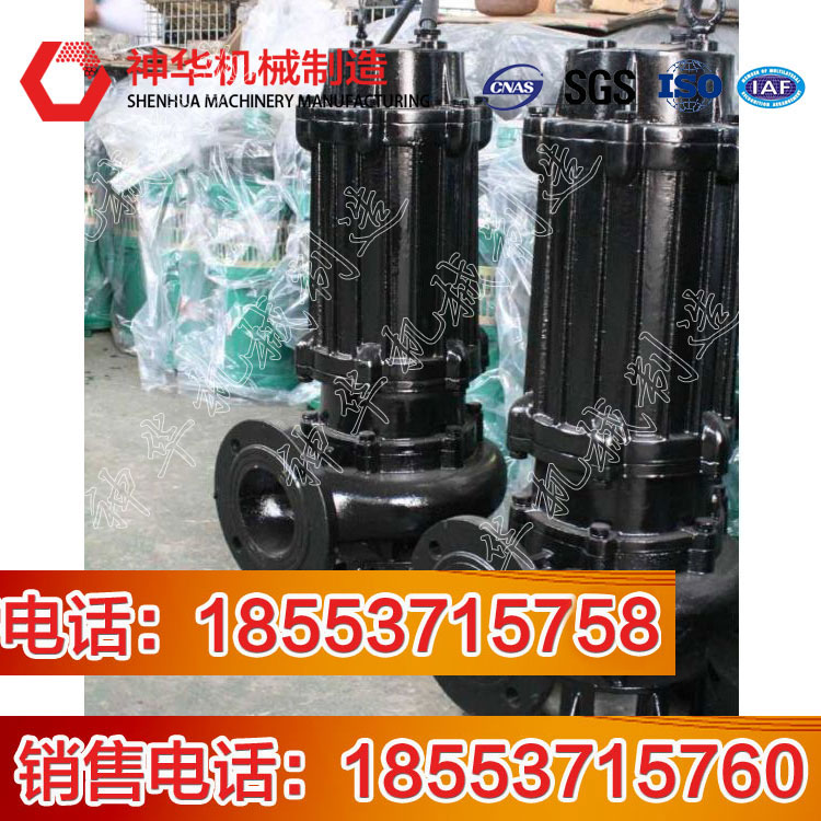 WQ型無堵塞潛水排污泵