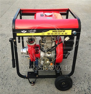 开封2.5寸德国翰丝柴油机高压消防泵