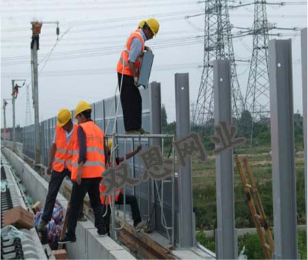 铁路隔音墙|2.5米高铁路隔音墙|双恩铁路隔音墙厂家