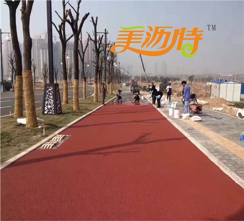 彩色防滑路面材料 如何选择彩色防滑路面材料 彩色防滑路面 尚景辉供