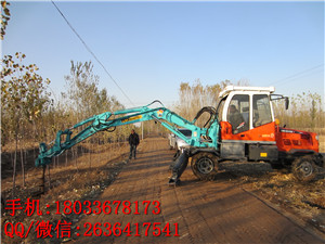 电杆挖坑机大型 挖掘机果树种植挖坑机 旋转式开沟挖坑机