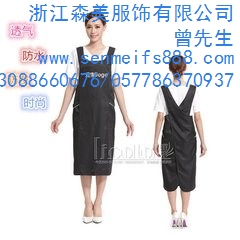 理发店工作服定做-洗头工工作服-美发沙龙工作服森美供