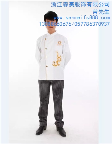 温州餐饮工作服专业定做-餐饮工作服定制厂家郑州餐饮工作服定制