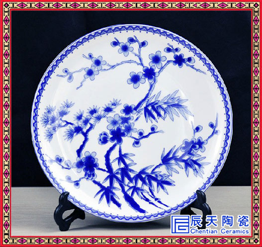 周年庆陶瓷纪念盘 订做欧式摆盘