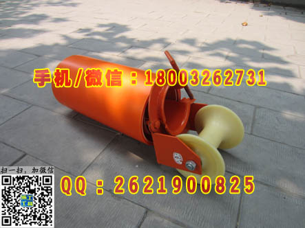 地面桥架电缆放线滑轮/直线转角拐角/滑车/井坑管孔口/尼龙铝铁轮