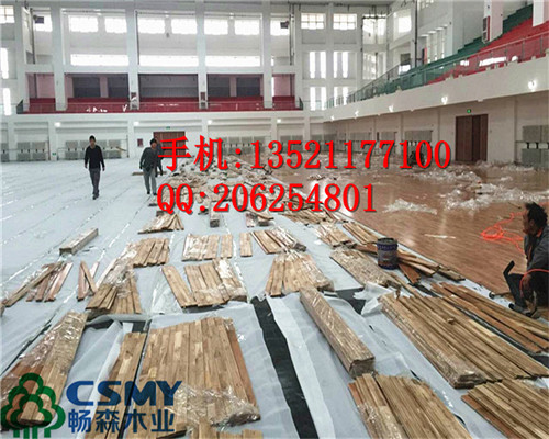淮北市实木运动地板羽毛球木地板
