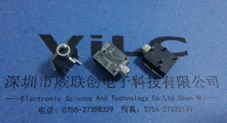 PJ-耳机插座【PJ-324】5P音频插座内径 3.5MM外径6.0MM324