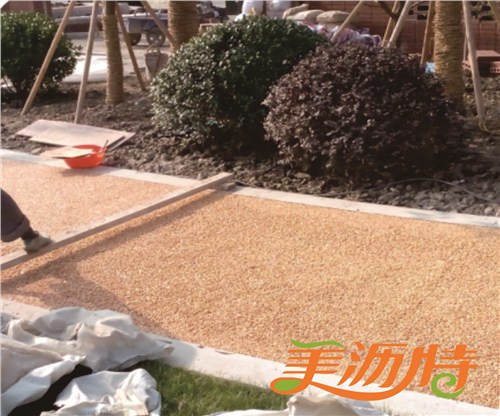淮安胶粘石路面材料直销 淮安胶粘石路面材料报价 淮安胶粘石路面材料批发 尚景辉供