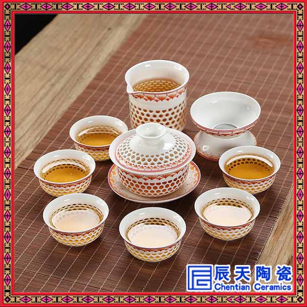 春节礼品陶瓷茶具  定做茶具礼品