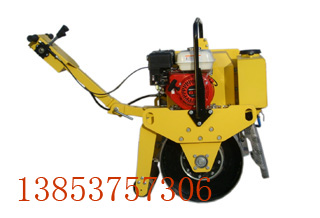 YL-600手扶式单钢轮压路机汽油压路机振动路面压路机