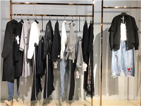 品牌折扣店欧E黑马蓝女装专柜 清仓货源