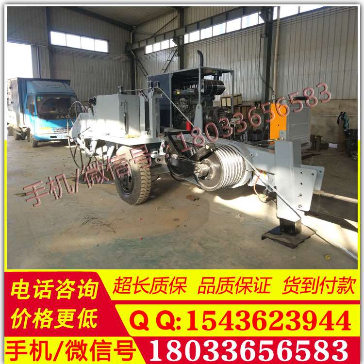 光缆敷设牵引车 80kN  中型牵引机 自动排绳牵引机 液压机 架空线路牵引机