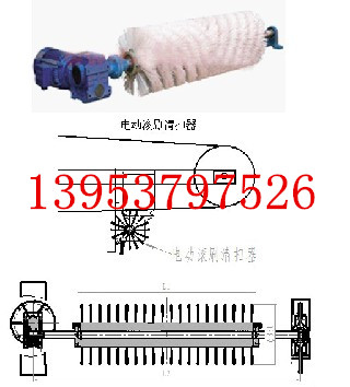 电动滚刷清扫器 毛刷清扫器生产厂家 现货清扫器