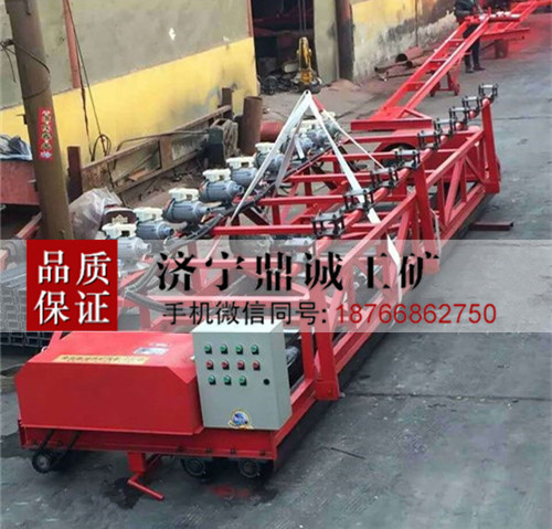 陕西榆林混凝土排式振捣梁 带振动棒的振捣机 水泥路面排阵机 排式振动器