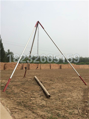 三角 架立 杆器立 杆机铝 合金扒杆 铝合金三角拔杆三角立杆机