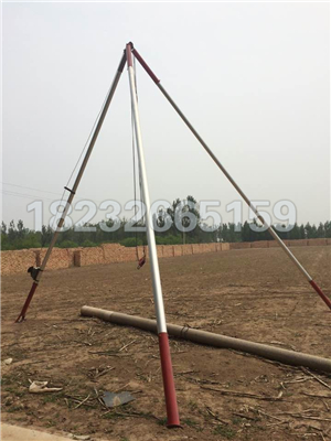 立杆机 8-15米 三脚架立机 器铝合金立杆机 铝合金三角拔杆立杆机线杆立杆机