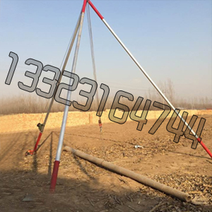 铝合金管式三角架扶杆机 电力器材三角架立杆机 立杆器