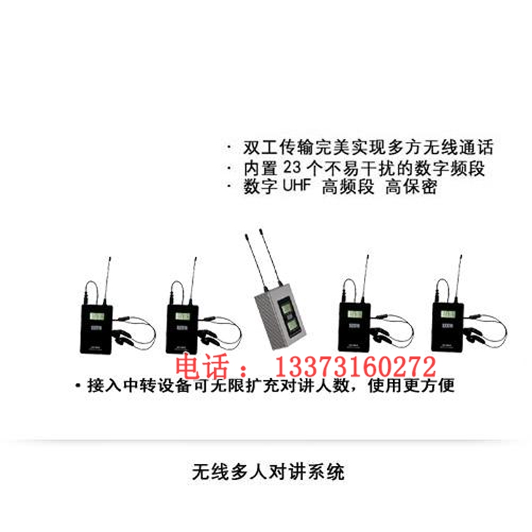 GS6601E 无线双工多人对讲机（耳麦）10kv带电作业