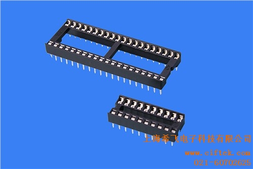 1.778mm高密IC座 方片式IC座 IC插座厂家 希飞供
