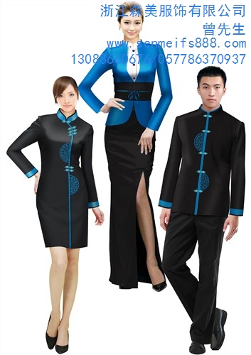 温州酒店工作服定做|台州酒店服定制|酒店工作服报价森美供
