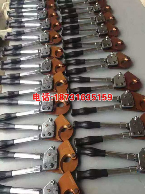 J40/52/75/95/100/130手动齿轮棘轮式线缆钳 断线钳 断线钳齿轮剪刀大力剪