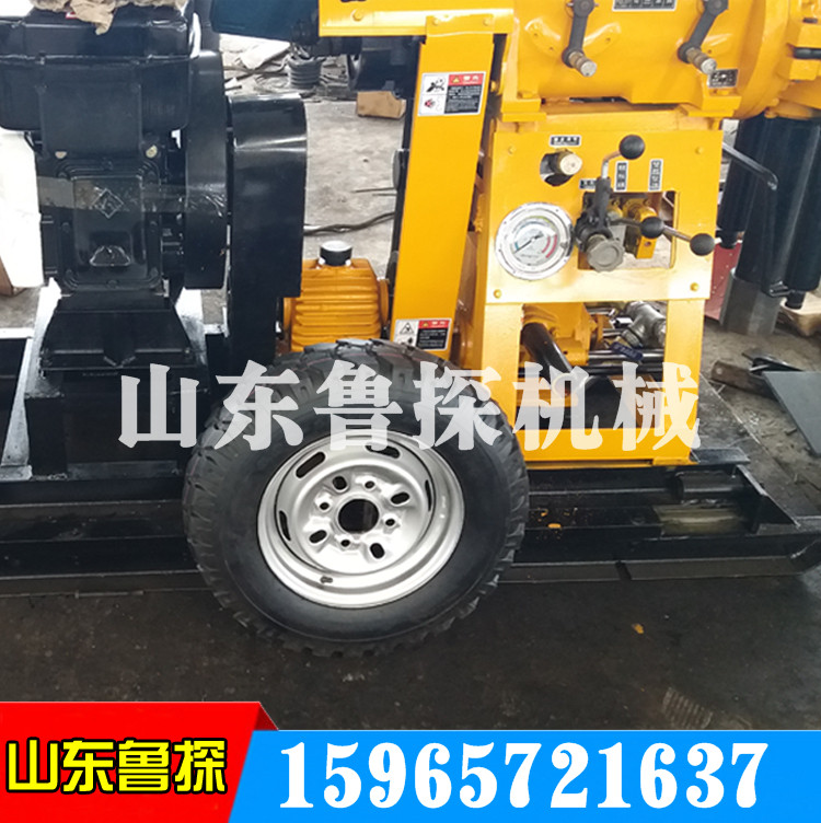 XYX-130轮式水井钻机 130米小型拖车式液压多功能打井机