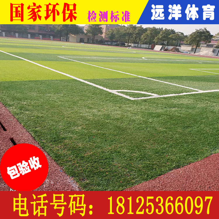 六盘水混合型塑胶跑道|六盘水学校体育运动地板材料|贵州人造草坪足球场施工