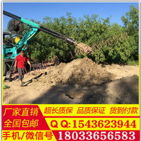 深度15米 光伏 。160型钩机挖坑机新型 360度旋转螺旋打桩机