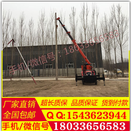 厂家直销挖坑立杆一体机， 拖拉机配套挖坑机 打钻机 打桩钻