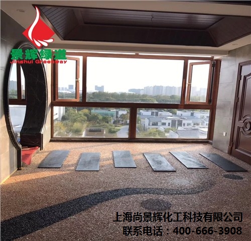 西安胶粘石地面 西安透水胶粘石 西安透水胶粘石 尚景辉供