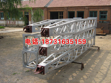 铝合金格构式框架铝合金内悬浮跨脚抱杆 金属抱杆